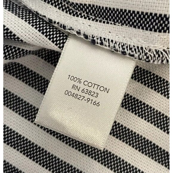 Christopher & Banks NWT Open Cardigan Womens Size 2X Long Sleeve Striped Peasant - Picture 5 of 9